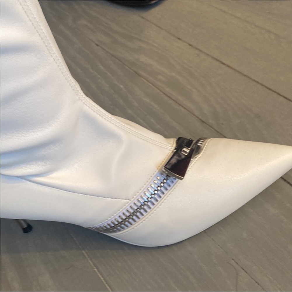 Coperni White Over the Knee Boots - Picture 5 of 6